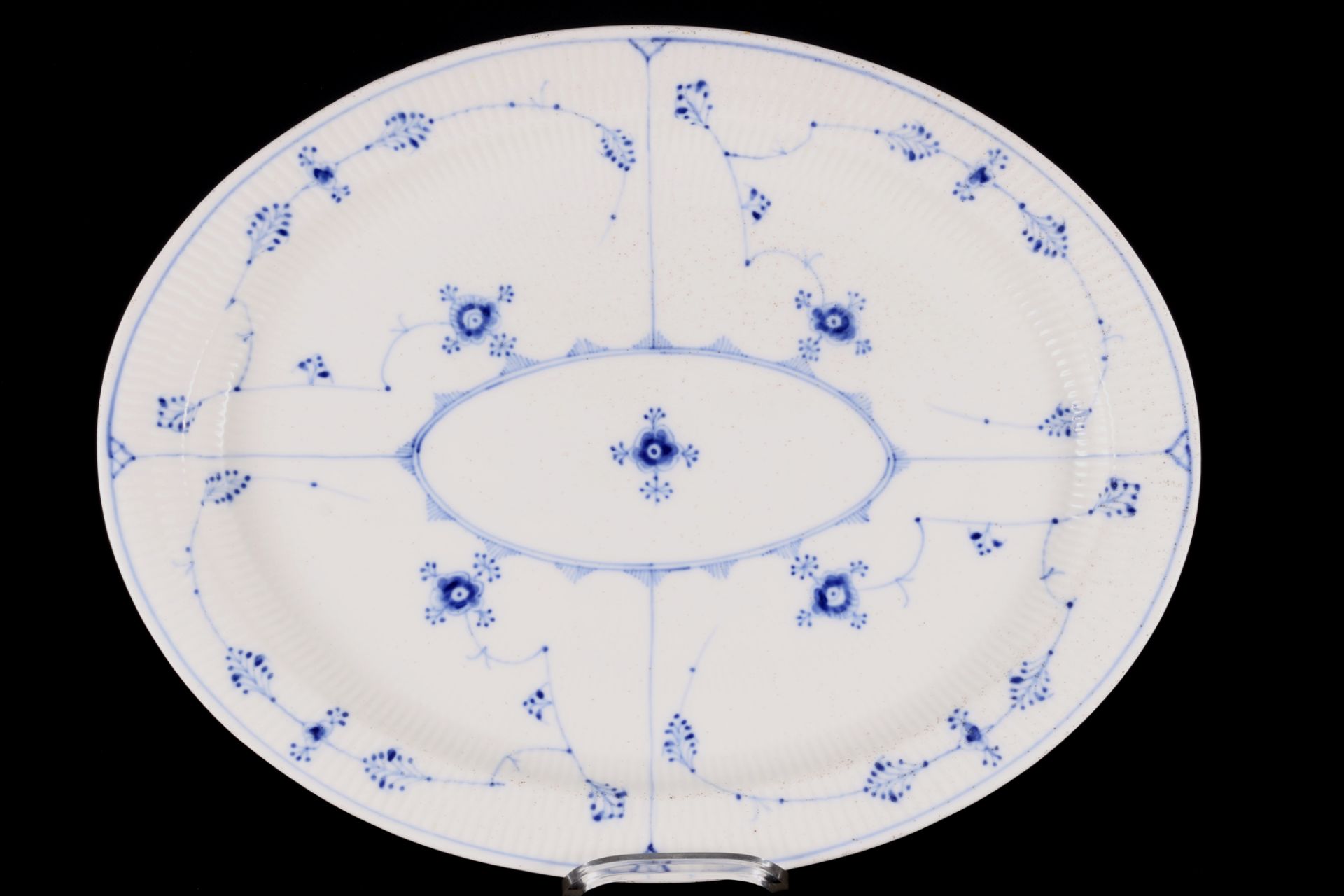 Royal Copenhagen Musselmalet große Platte mit Abtropfplatte, large platter with drain board, - Bild 2 aus 7