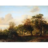 Henry John Stock (1853-1930) Landschaft mit kleiner Herde, landscape with small flock,