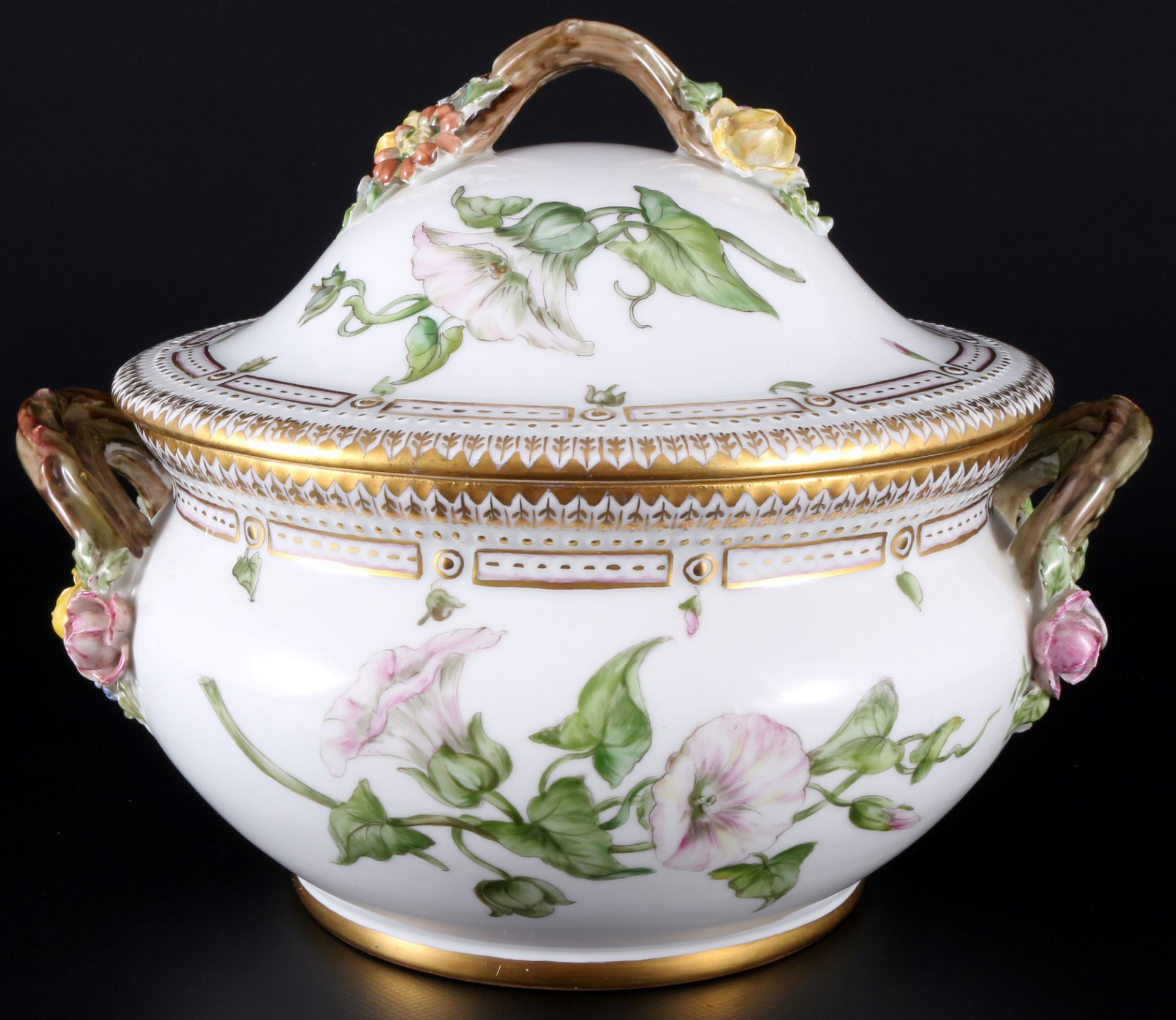 Royal Copenhagen Flora Danica große Deckelterrine 3562, large lidded tureen,