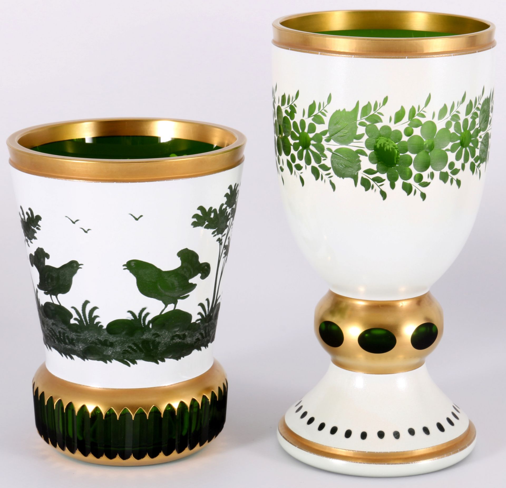 6 goblets / chalices, Gläser / Pokale, - Image 2 of 5