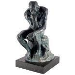 Große Bronze - Der Denker, nach Auguste Rodin, large bronze The Thinker,