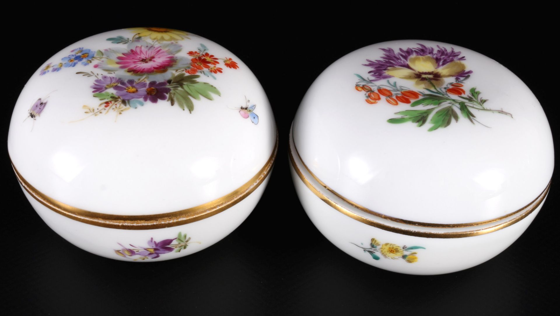 Meissen Flowers 7-piece decorative / splendor porcelain lot, 7-teiliges Zierporzellan Lot, - Image 5 of 6