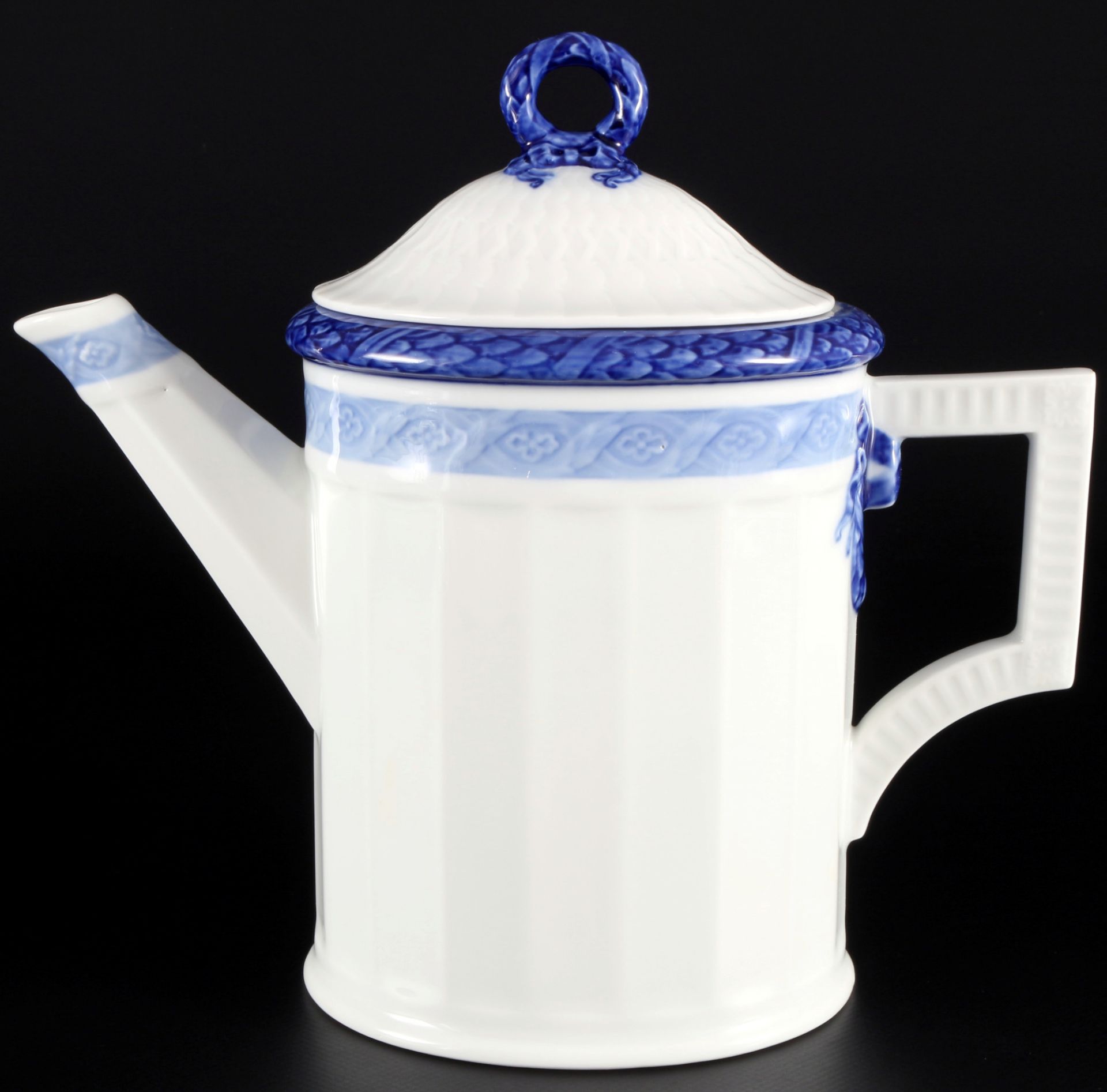 Royal Copenhagen Blauer Fächer Kaffeeservice für 6 Personen, coffee service for 6 pers., - Bild 3 aus 7