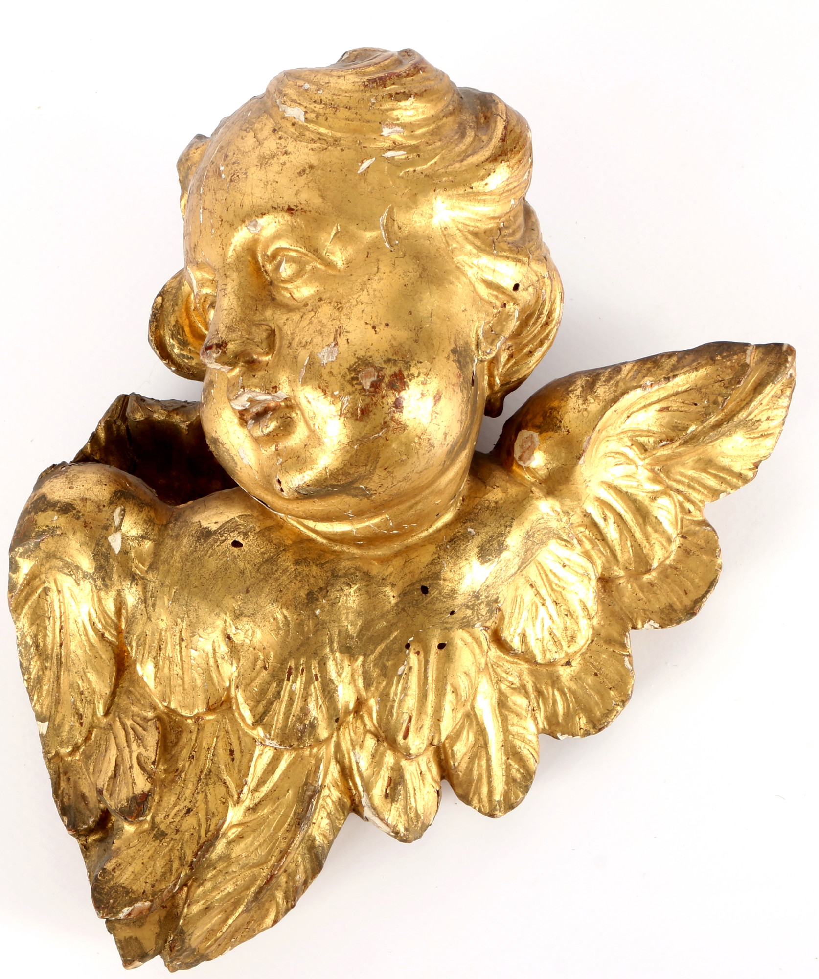 3 cherub sculptures 19th century, Putti Engel Skulpturen 19. Jahrhundert, - Image 2 of 5