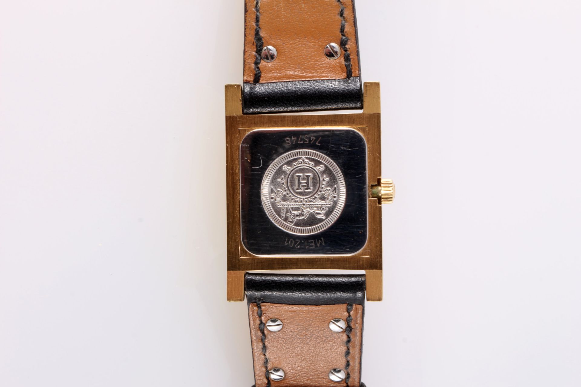 Hermes Medor Damen Armbanduhr, women's wrist watch, - Image 6 of 8