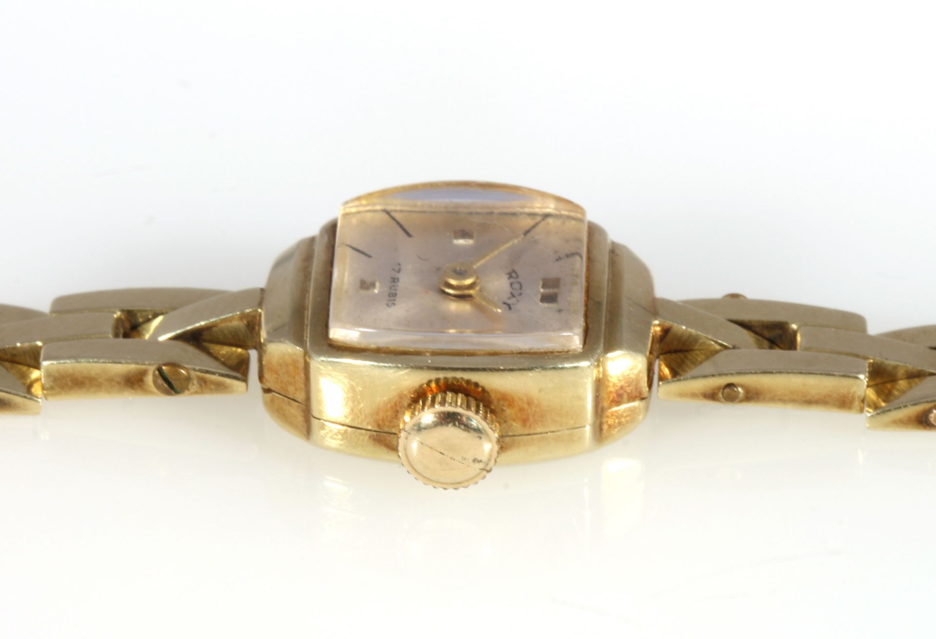 585 Gold Roxy Damen Armbanduhr, 14K women's wristwatch, - Image 3 of 5