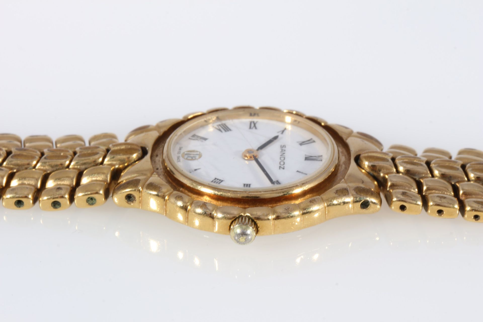 Sandoz Damen Armbanduhr, women's wrist watch, - Image 4 of 4