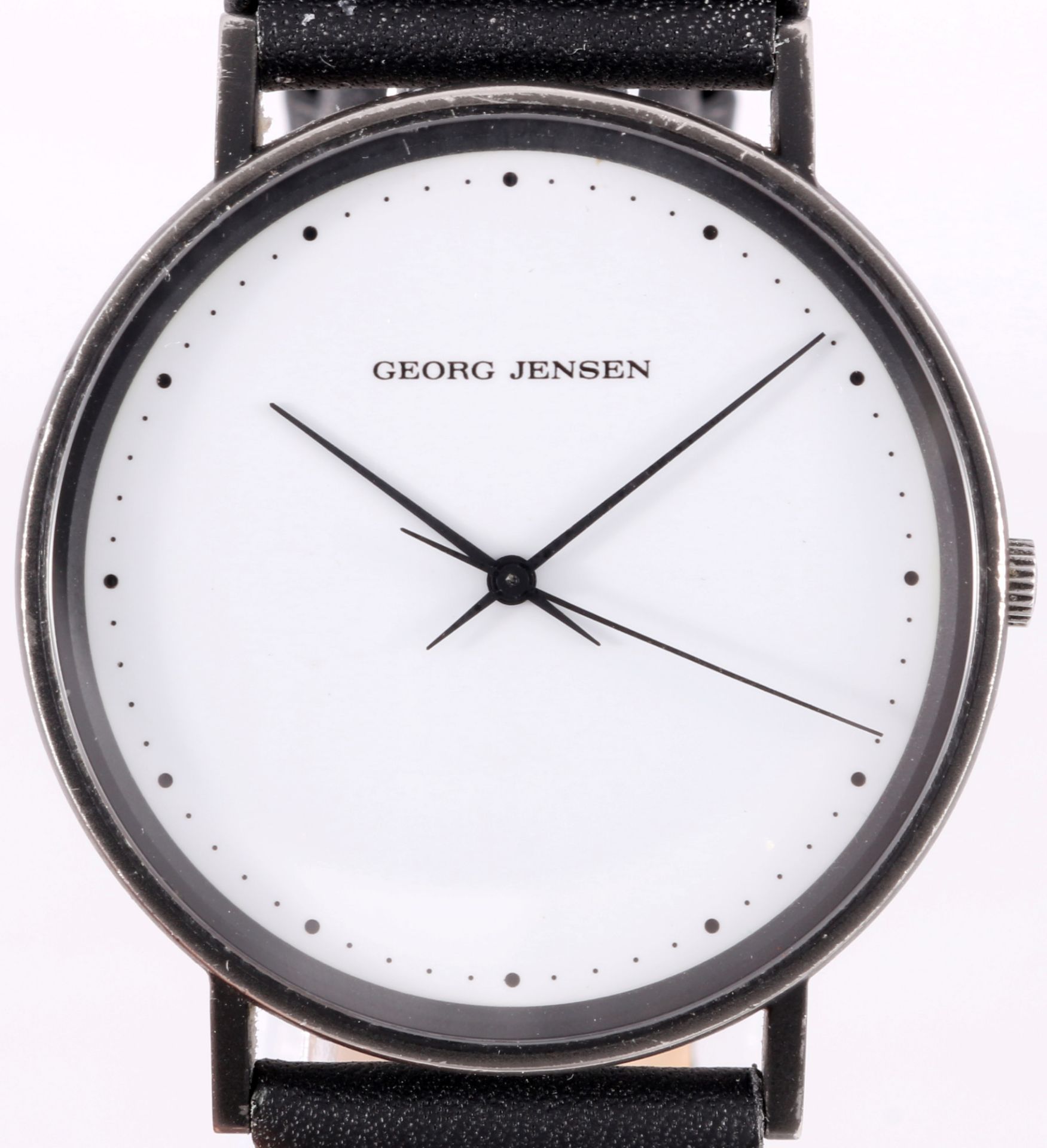 Georg Jensen Herren Armbanduhr #318, men's wrist watch, - Image 2 of 5