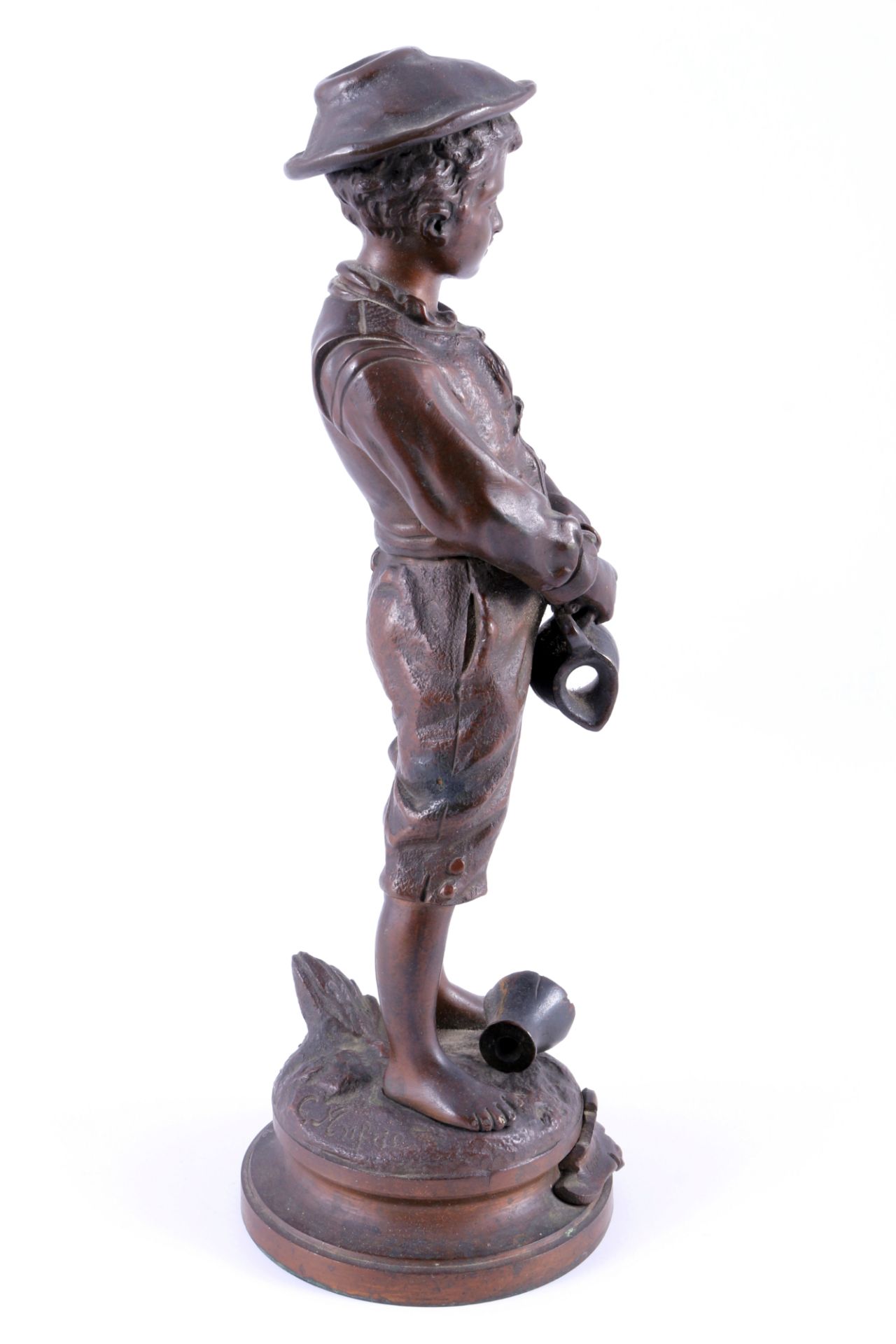 Charles Anfrie (1833-1905) Bronze La Cruche Cassée - Der zerbrochene Krug, the broken pitcher - Image 4 of 6