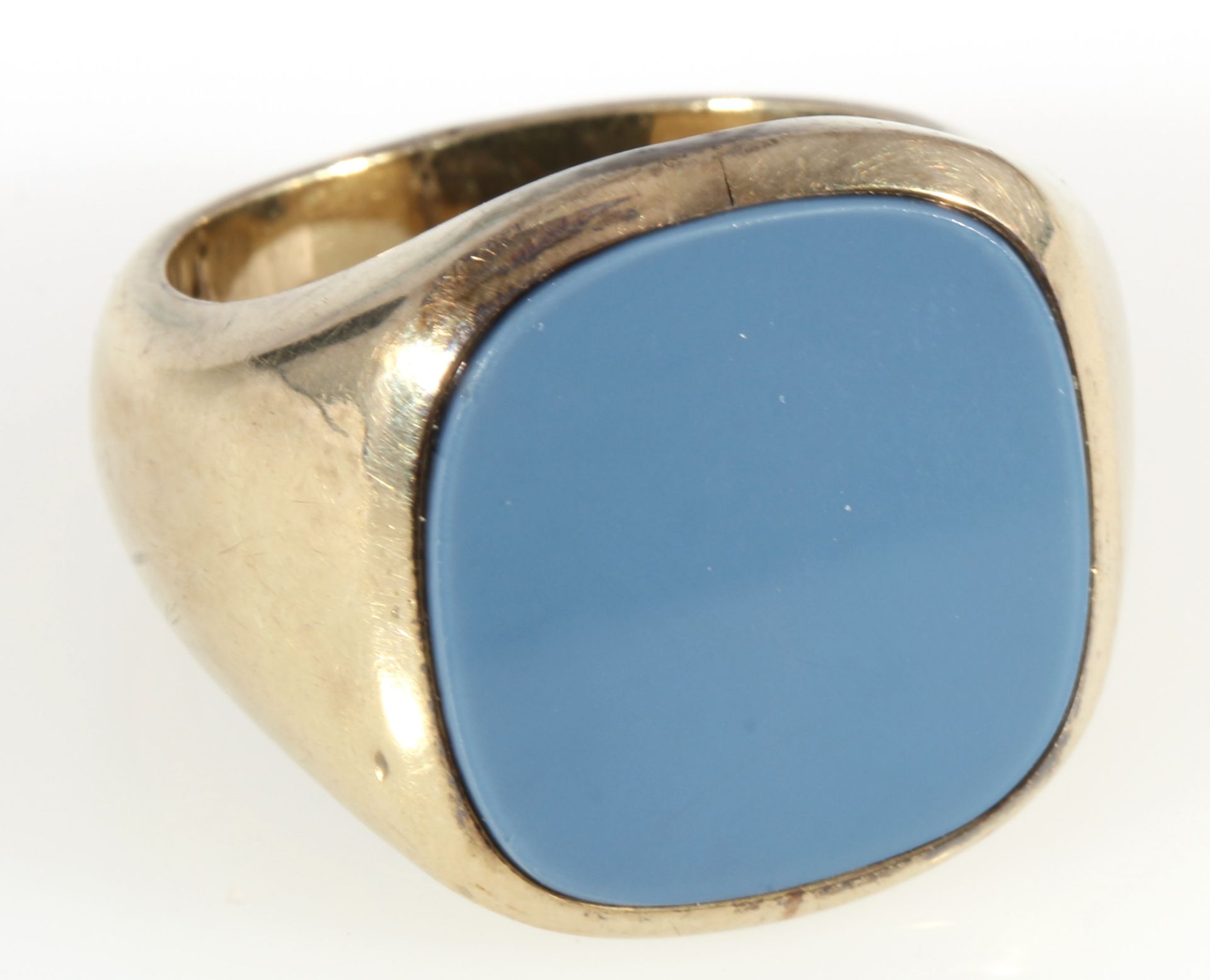 333 Gold massiver Siegelring, 8K gold solid signet ring, - Image 3 of 4