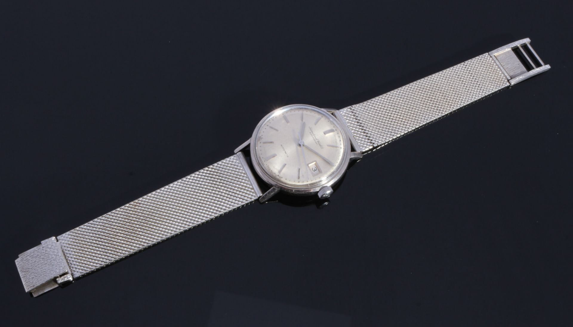 IWC Automatik 750 Gold Herren Armbanduhr, 18K men's wrist watch, - Image 3 of 6