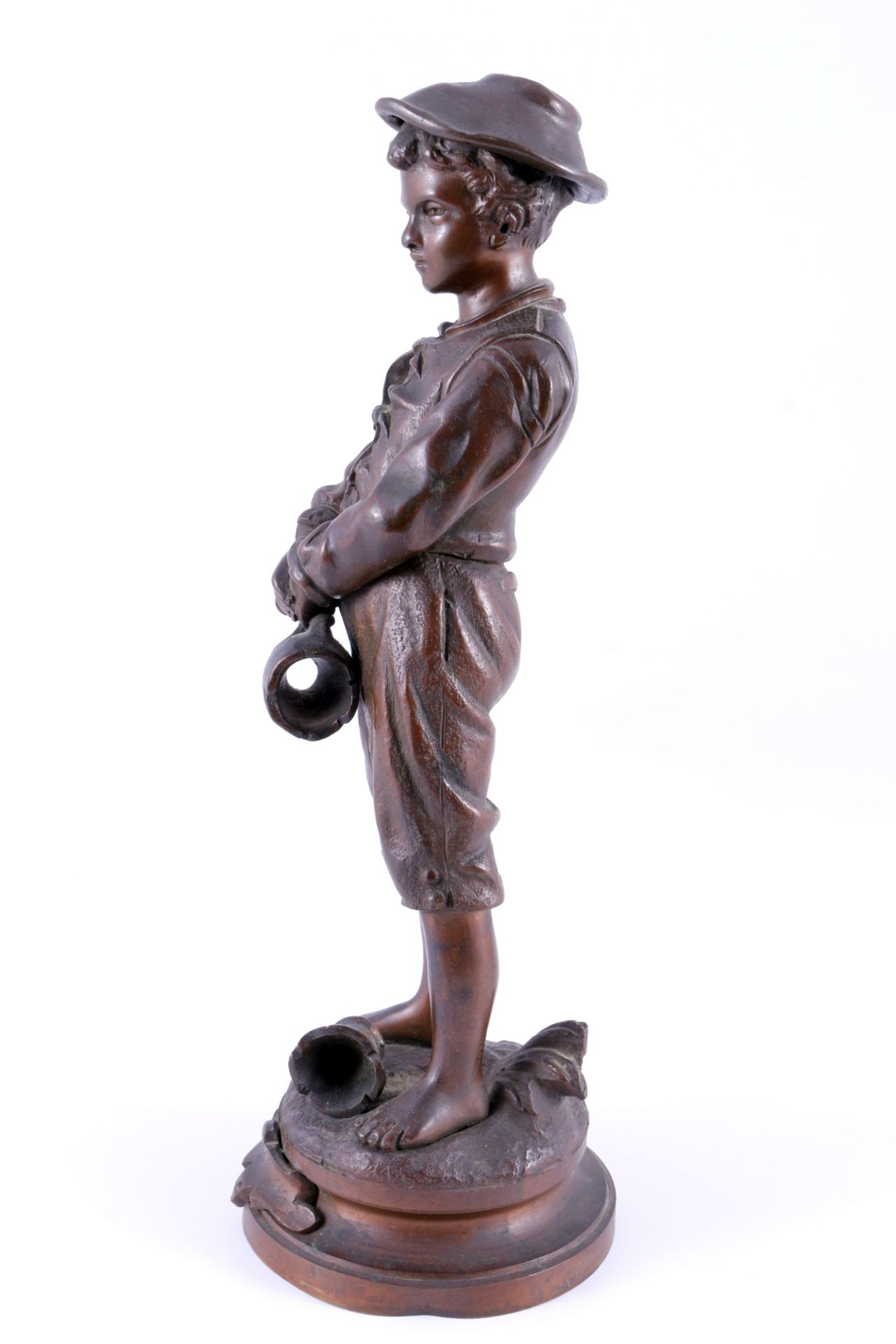 Charles Anfrie (1833-1905) Bronze La Cruche Cassée - Der zerbrochene Krug, the broken pitcher - Image 2 of 6