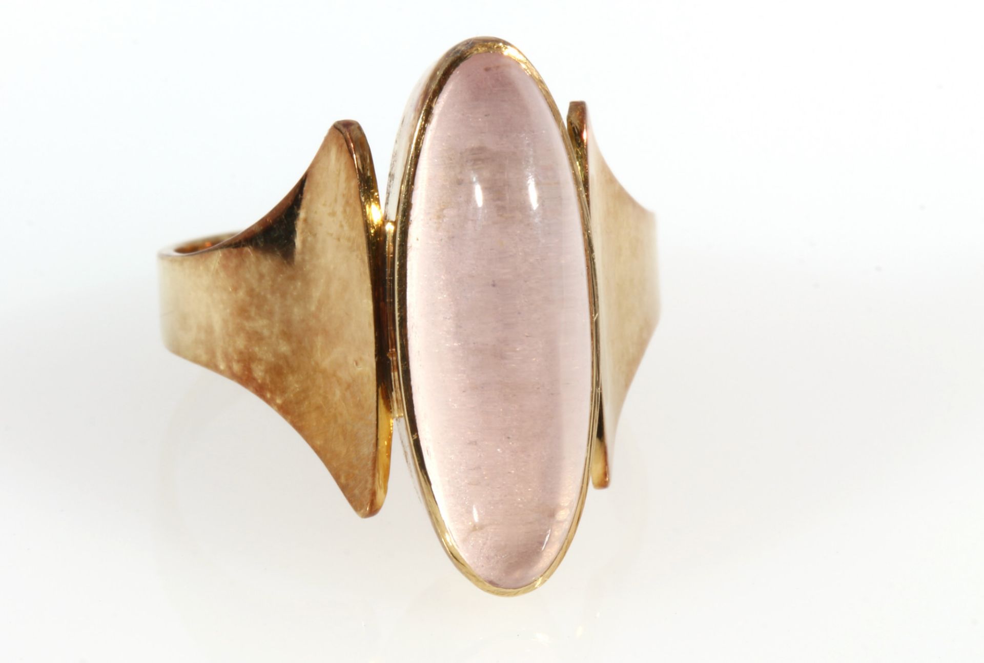 585 Gold Mondstein Ring, 14K gold moonstone ring, - Image 2 of 3