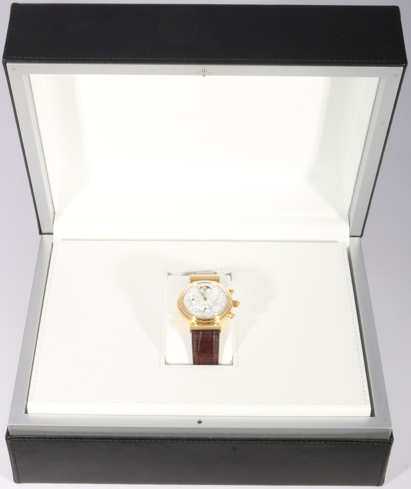 IWC Da Vinci Automatik 750 Gold Herren Armbanduhr IW3750, 18K gold men's wrist watch, - Image 4 of 11