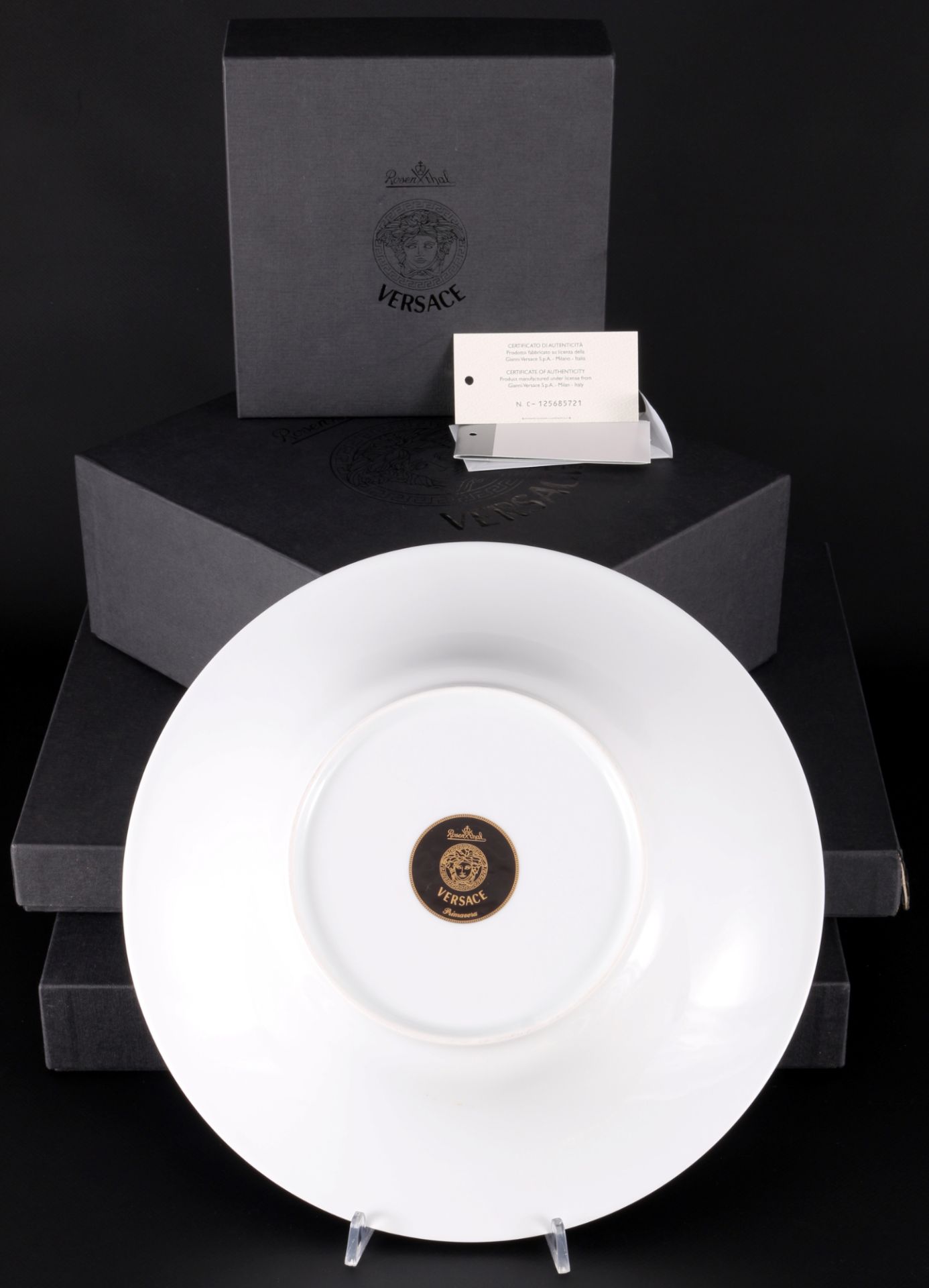 Rosenthal Ikarus Versace Primavera 4-teiliges Speiseporzellan Set, 4-piece dinner set, - Image 6 of 6