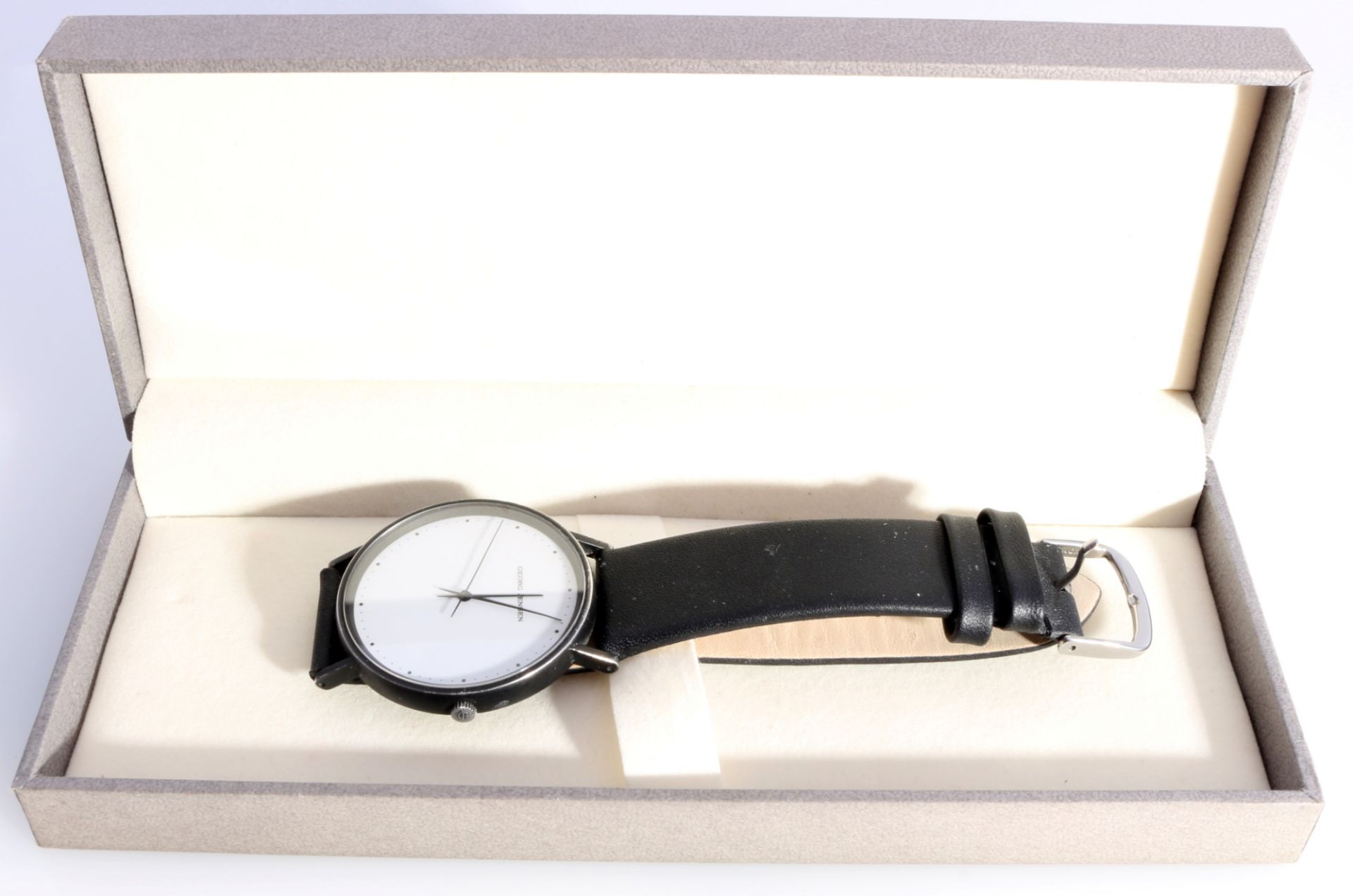 Georg Jensen Herren Armbanduhr #318, men's wrist watch, - Image 5 of 5