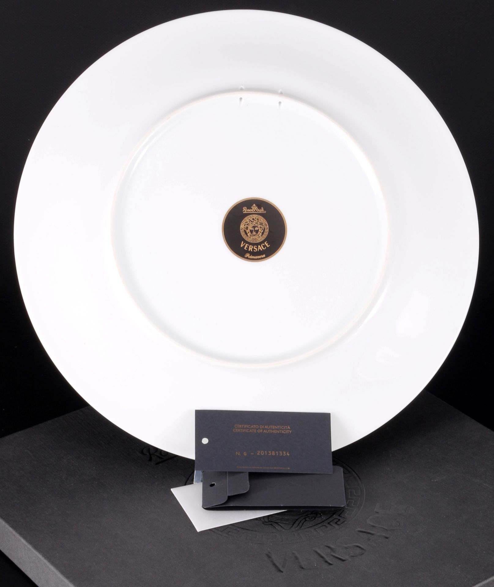 Rosenthal Ikarus Versace Primavera Platzteller, charger plate, - Image 3 of 3