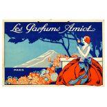 Advertising Poster Amiot Perfume Fragrance Art Deco Les Parfums