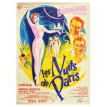 Cinema Poster Les Nuits de Paris Burlesque