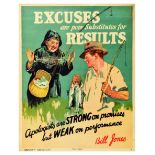 Propaganda Poster Bill Jones Excuses Apologies Motivation