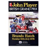 Sport Poster F1 British Grand Prix Brands Hatch Racing Reutemann