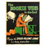 Propaganda Poster Bill Jones Bookie Wins Betting Gamble Motivation