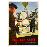 Propaganda Poster Regular Army Recruitment Hazmat Suit