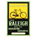 Advertising Poster Raleigh All Steel Bicycle Cycling Bike