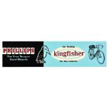 Advertising Poster Phillips Kingfisher Steel Bicycle Bike Cycling