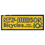 Advertising Poster New Hudson Bicycles Cycle Cycling