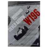 Sport Poster Mercedes Silver Arrow W196 F1 Fangio Bonhams