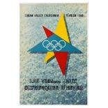 Sport Poster Olympic Winter Games 1960 Squaw Valley