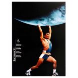 Sport Poster Barcelona Olympics 1992 Weight Lifting