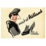 Advertising Poster Bally Shoes Fashion Footwear Design