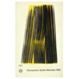 Sport Poster Olympic Games Munich 1972 Abstract Smith
