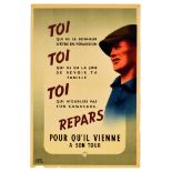 War Poster German War Industries France WWII Recruit ORAFF