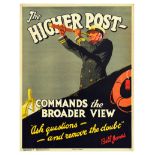 Propaganda Poster Bill Jones Higher Post Command Captain CEO Motivation