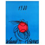 Sport Poster Roland Garros 80 Tennis Grand Slam