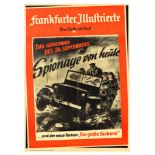 Advertising Poster Frankfurter Illustrierte Magazine Soviet Spy Jeep
