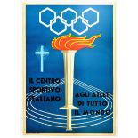 Sport Poster Italy Olympic Games 1960 Sports Centre