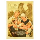 Propaganda Poster NSDAP Peoples Community Nazi Germany