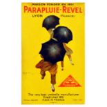 Advertising Poster Revel Umbrella Cappiello Parapluie Devambez
