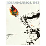Sport Poster Roland Garros 83 Tennis Grand Slam