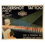 London Underground Poster Andre Edouard Marty Aldershot Tattoo