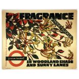 London Underground Poster Walter E Spradbery Fragrance in Woodland Shade