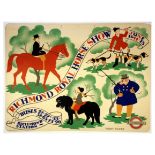 London Underground Poster Herry Perry Richmond Royal Horse Show