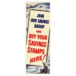 War Poster Join Our Savings Group Savings Stamps