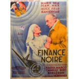 Cinema Poster Black Finance Noir Art Deco