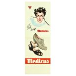 Advertising Poster Medicus Shoes Sandal Brogues Footwear