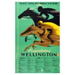 Sport Poster Hippodrome Wellington France Horse Racing Jockey